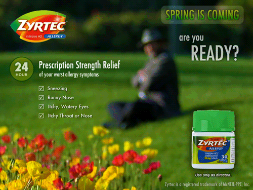 Allergy Medication Web Ad